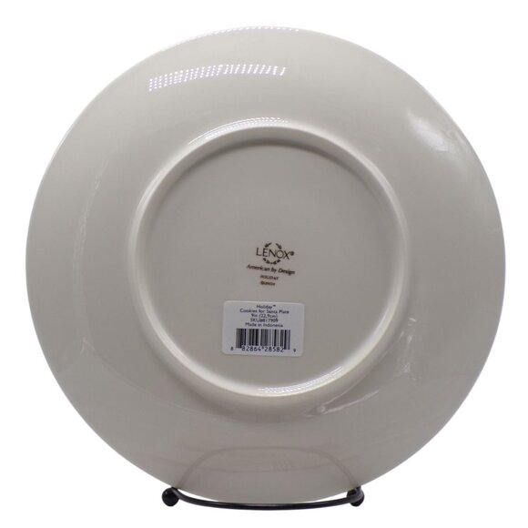 Lenox American by Design Holiday "Cookies for Santa" Porcelain 9" Plate NIB - Picture 7 of 8